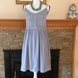 BANANA REPUBLUC LIGHT GRAY DRESS‎ NWT 12 PETITE 👗